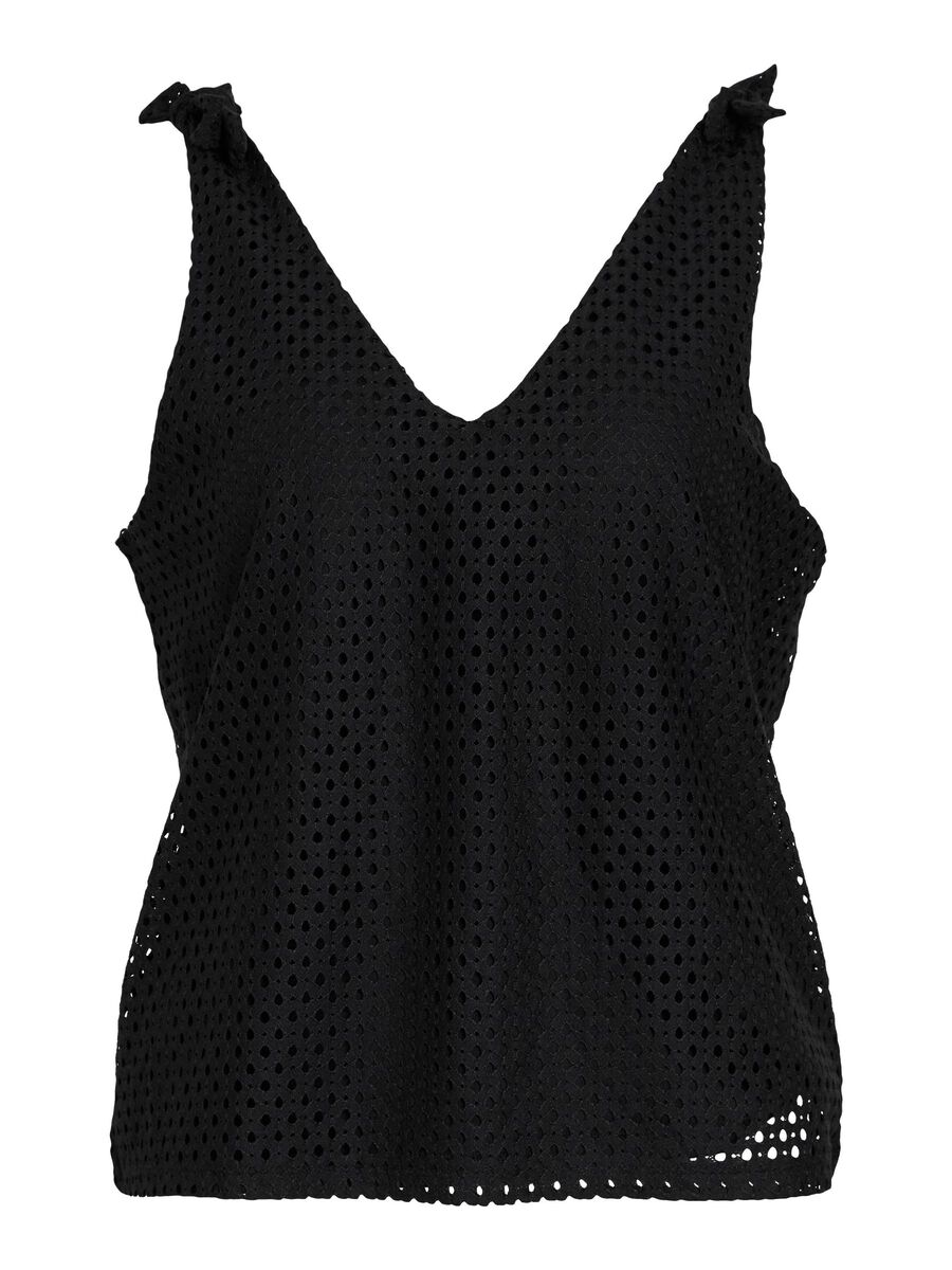 Veronica Sleeveless Top (Black Beauty)