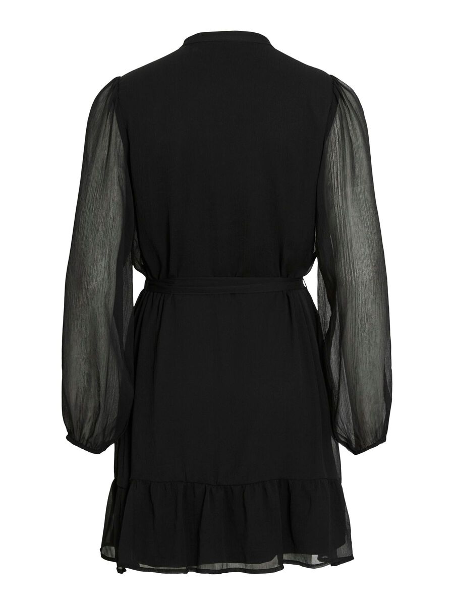 Allie Long Sleeve Mini Dress (Black Beauty)