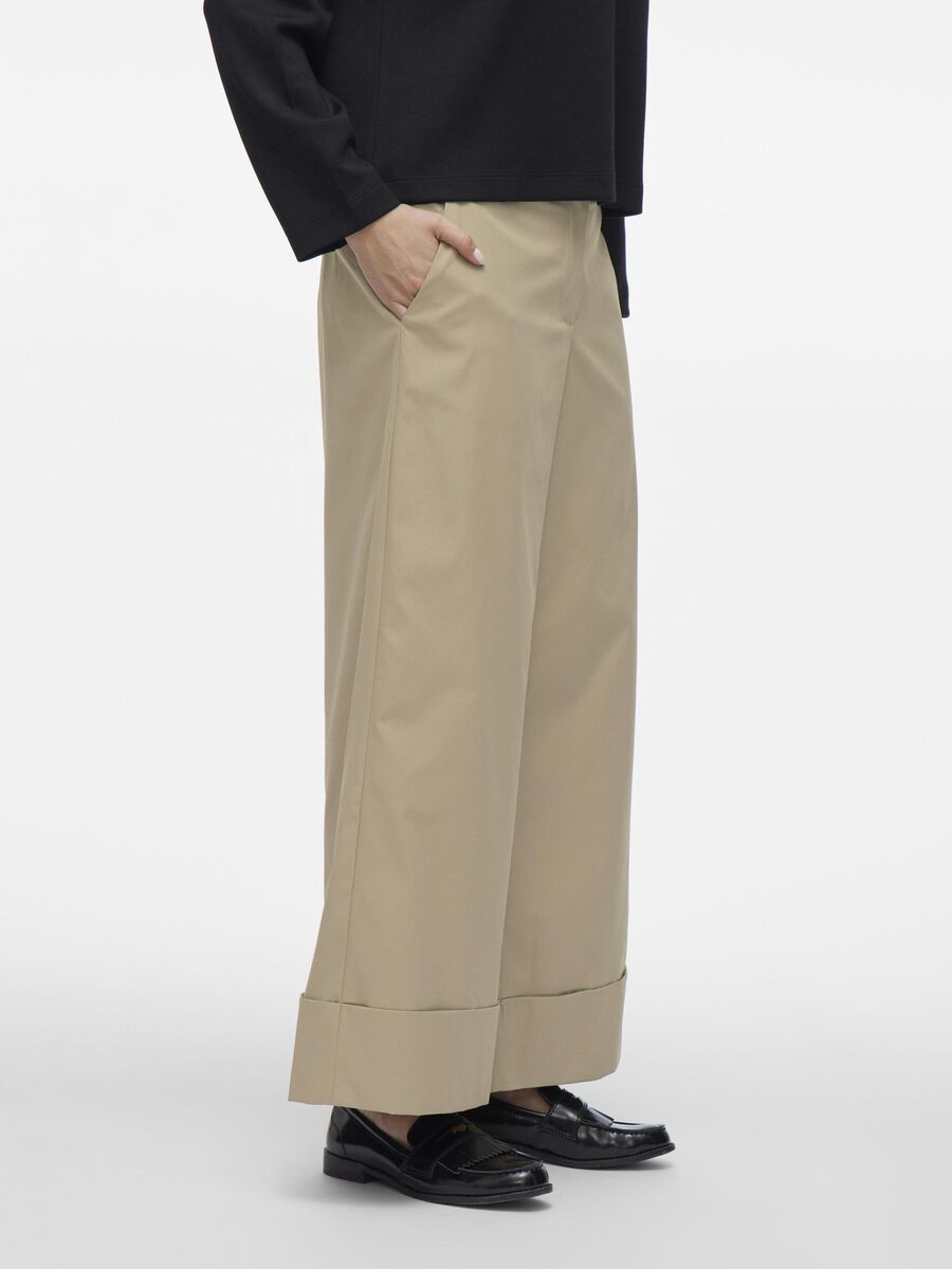Ida 7/8 Fold Up Pants (Feather Gray)