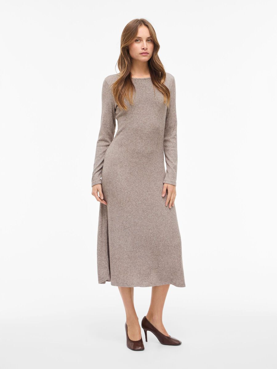 Demi Midi Dress (Coffee Bean)