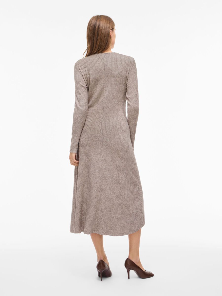Demi Midi Dress (Coffee Bean)