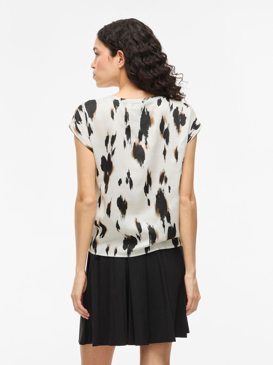 Evanne Satin Top (Birch/COI)