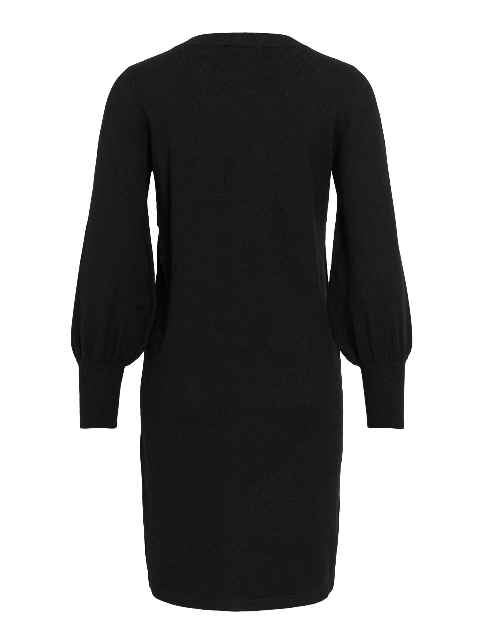 Kerry Long Sleeve Knit Dress (Black Beauty)