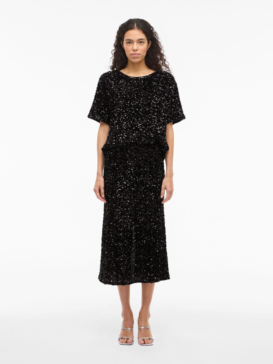 Fay Sequin Top (Black Beauty)