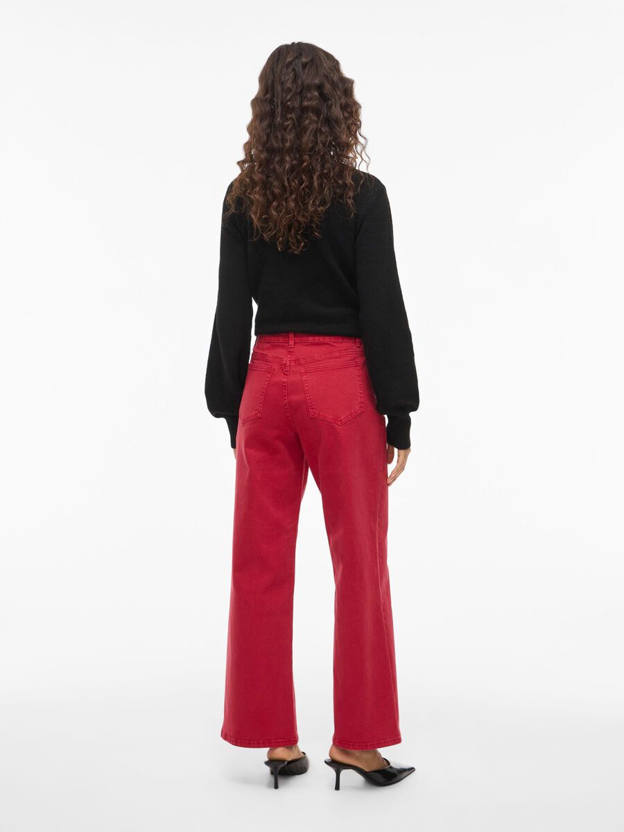 Vilorie Wide Leg Jeans (Jester Red)