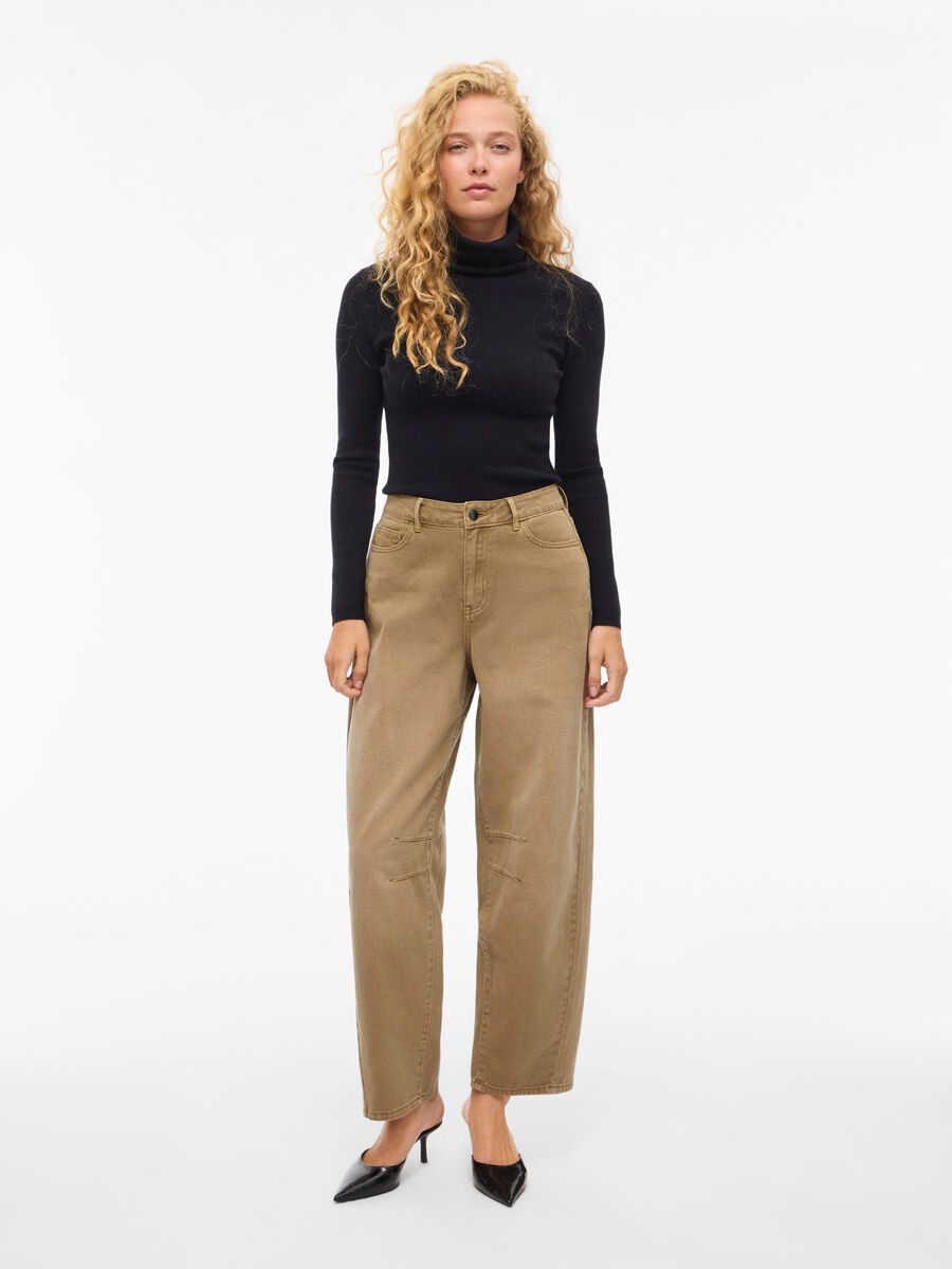 Raya Barrell Leg Jeans (Bistre/Washed)