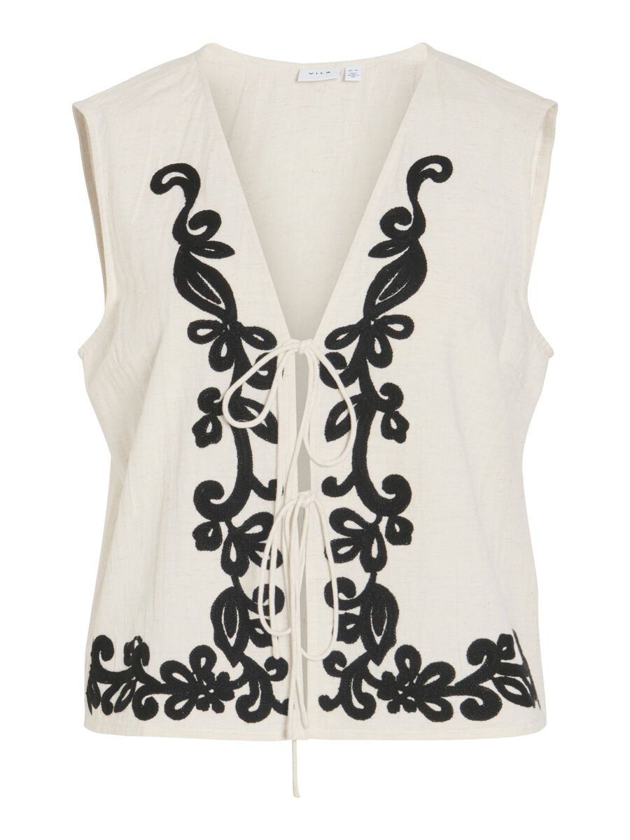 Polly Top (Cream/Black)