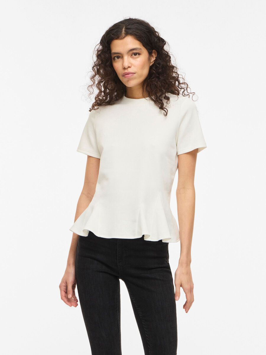 Mera Peplum T-Shirt (Snow White)