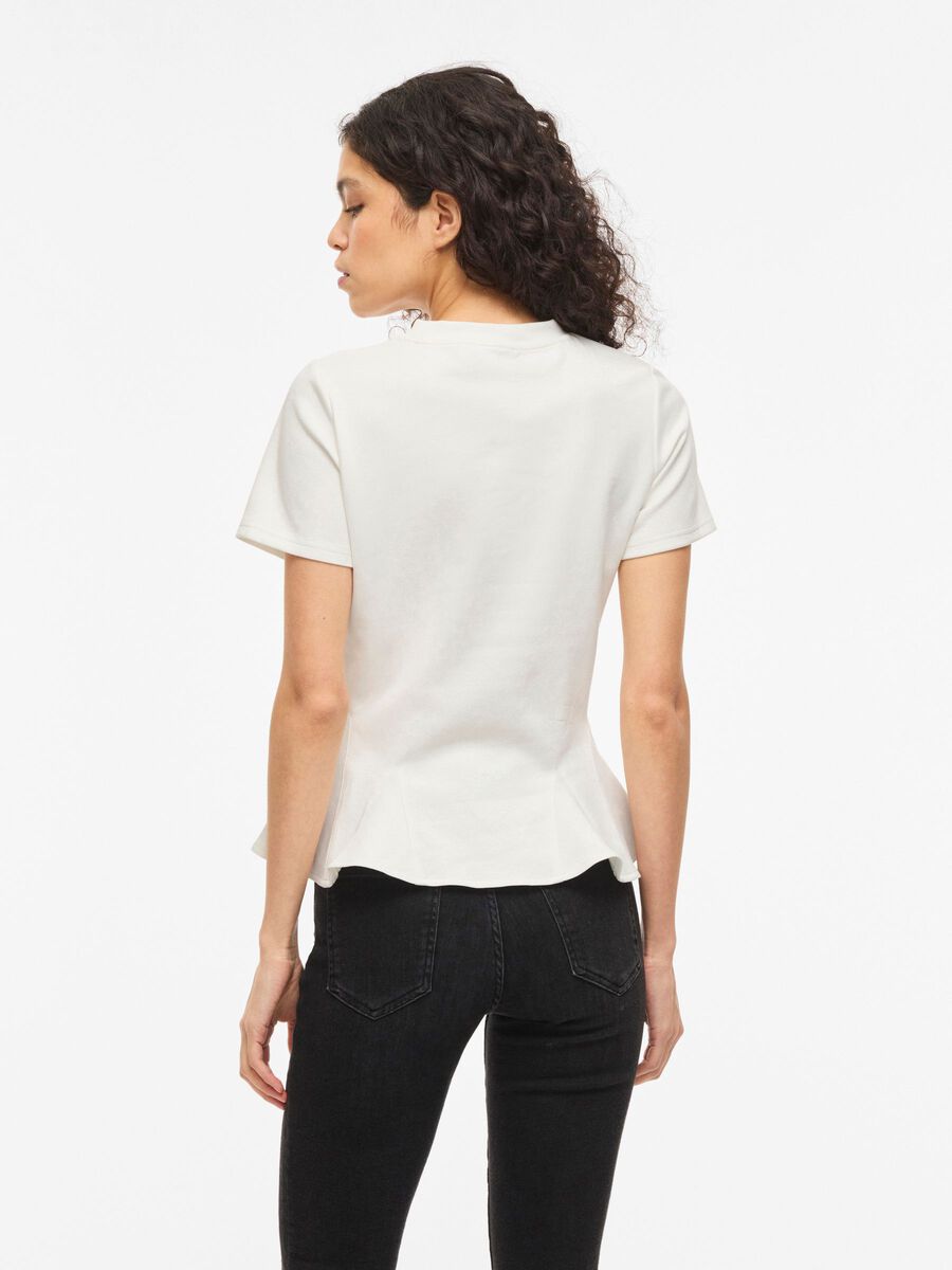 Mera Peplum T-Shirt (Snow White)