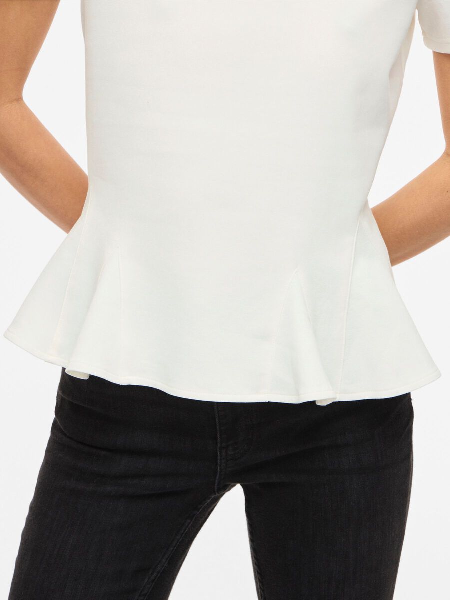 Mera Peplum T-Shirt (Snow White)