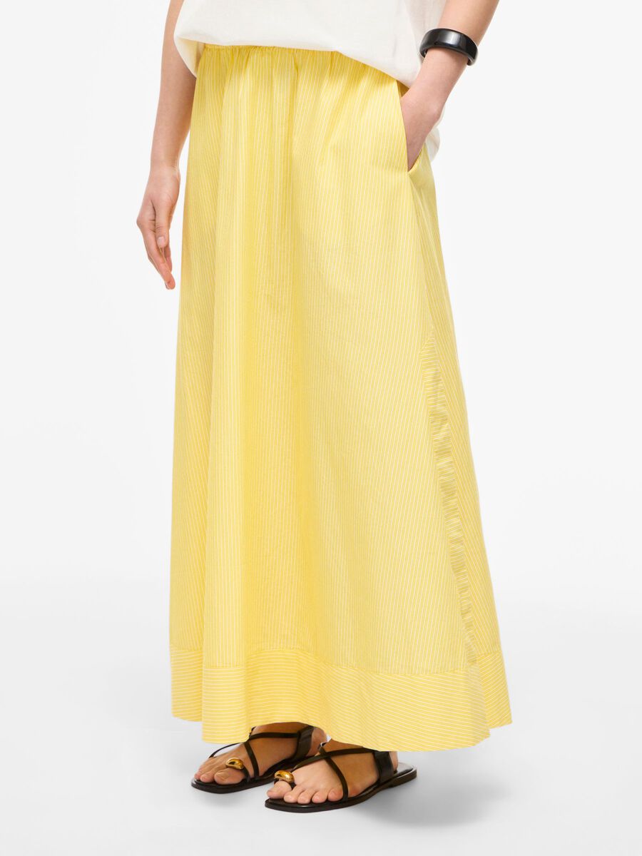 Dion Maxi Skirt ( Freesia/Cloud Dancer)