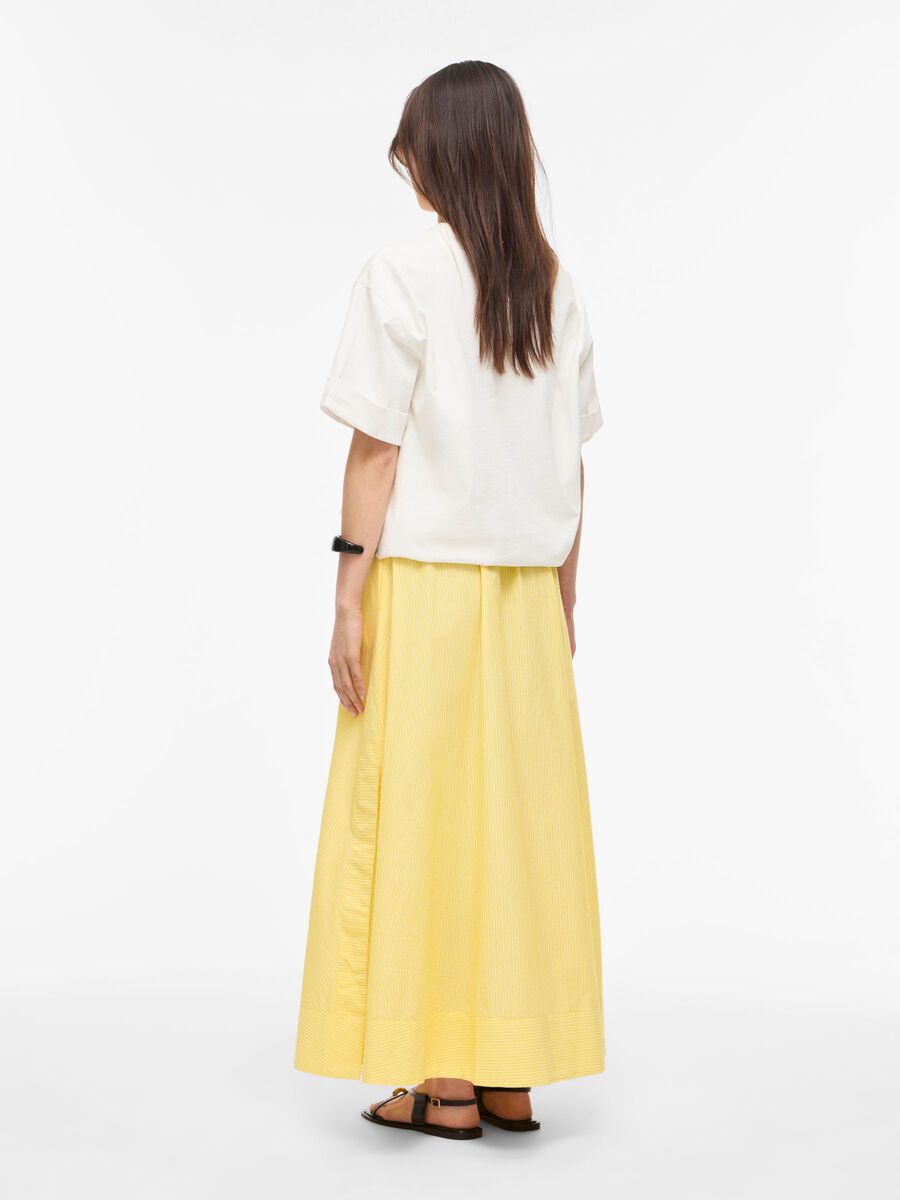 Dion Maxi Skirt ( Freesia/Cloud Dancer)