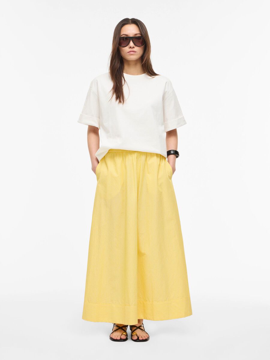 Dion Maxi Skirt ( Freesia/Cloud Dancer)