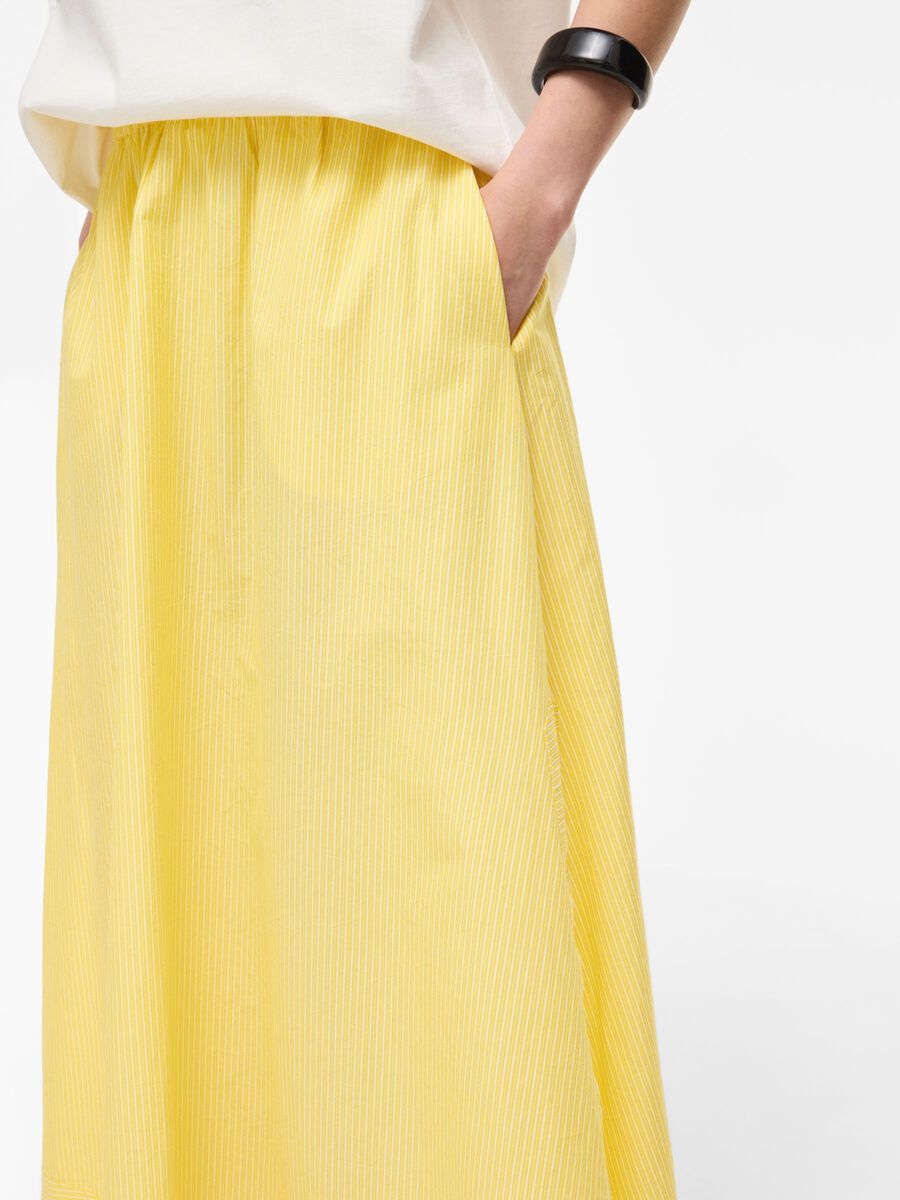 Dion Maxi Skirt ( Freesia/Cloud Dancer)