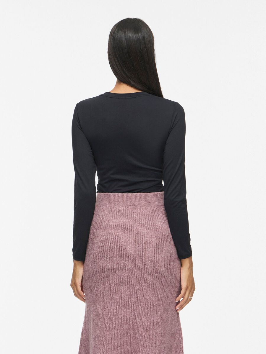 Vicki Knitted Midi Skirt (Nostalgia Rose)