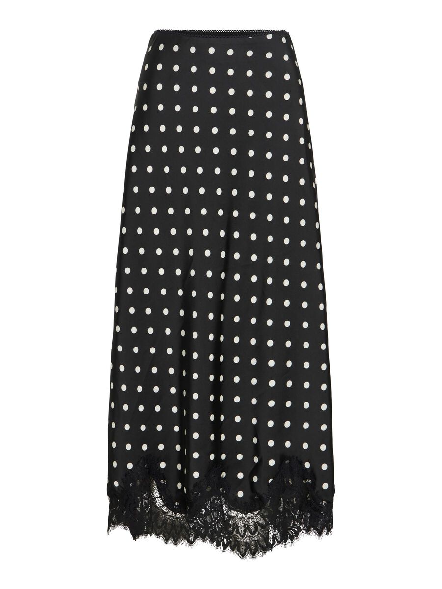 Dale Ankle Skirt (Black/White)