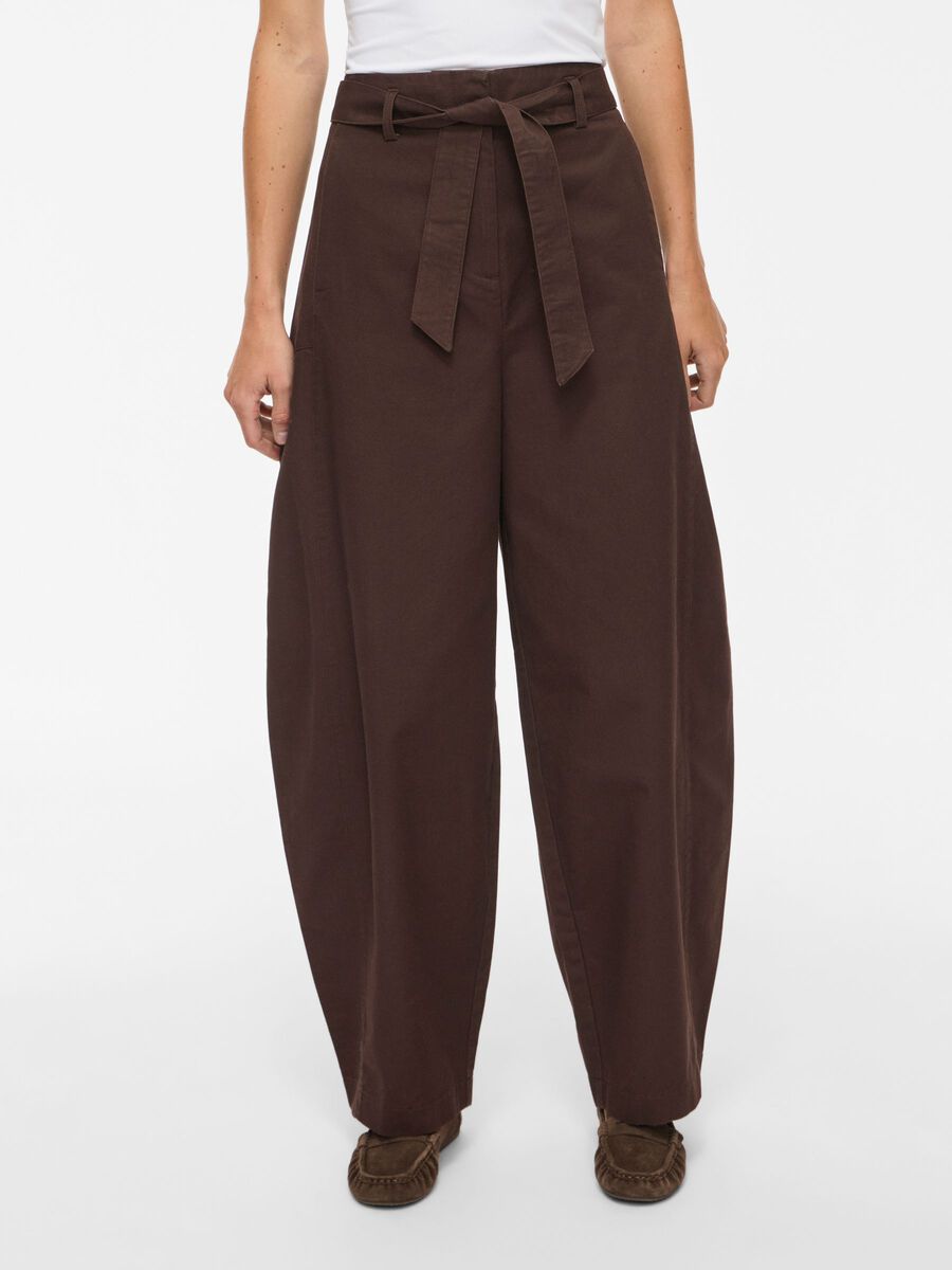 Lily Barrel Pants (Coffee Bean)