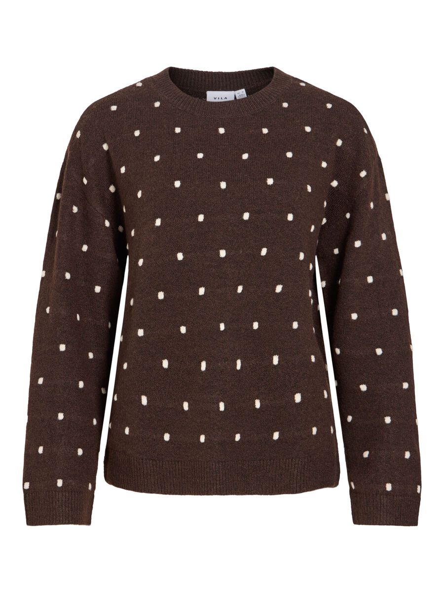 Livia Knitted Jumper (Coffee Bean)