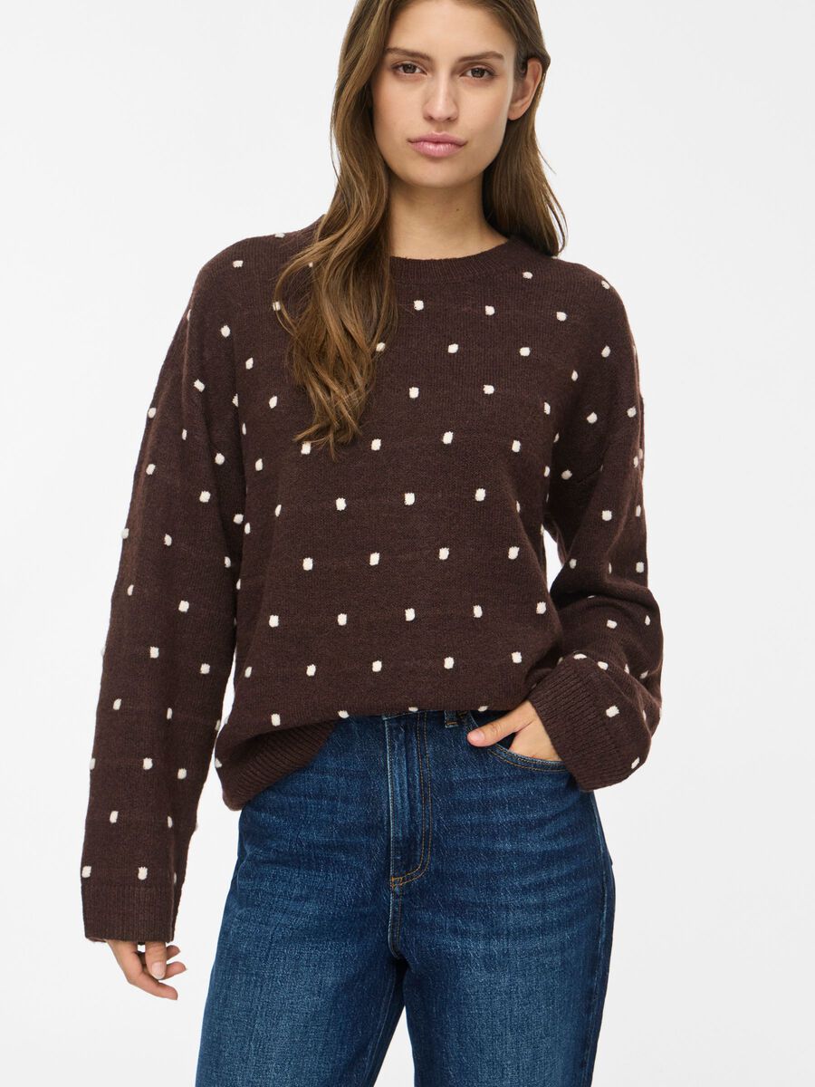 Livia Knitted Jumper (Coffee Bean)