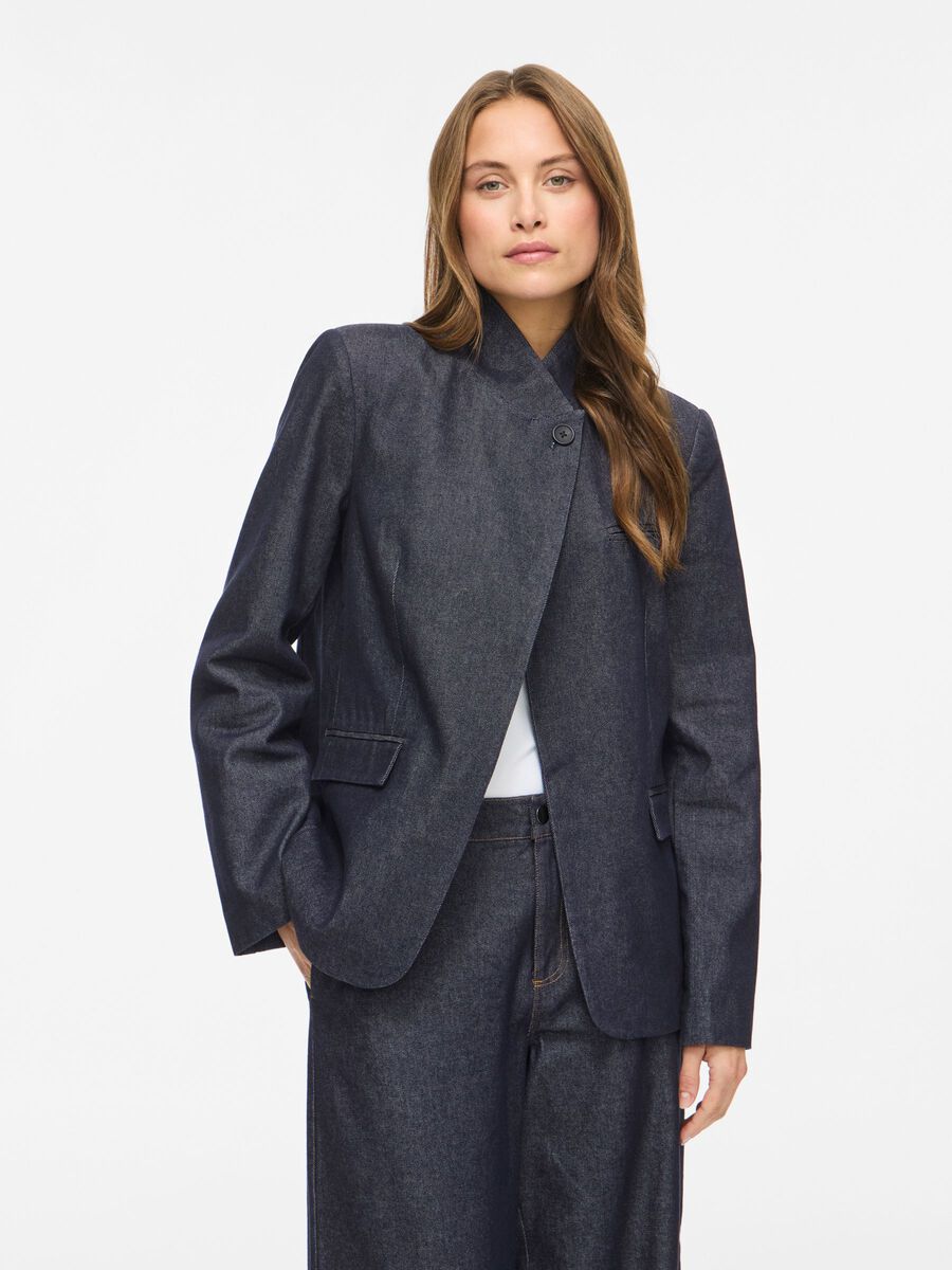 Ethel Blazer (Dark Blue Denim)