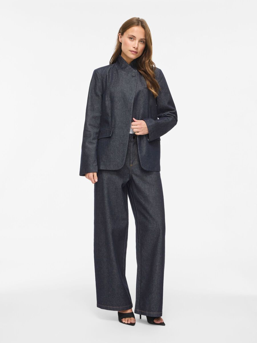 Ethel Blazer (Dark Blue Denim)