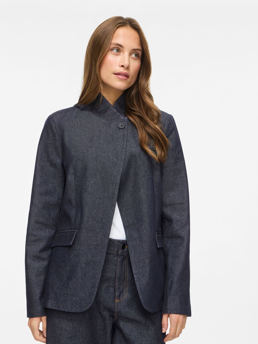 Ethel Blazer (Dark Blue Denim)