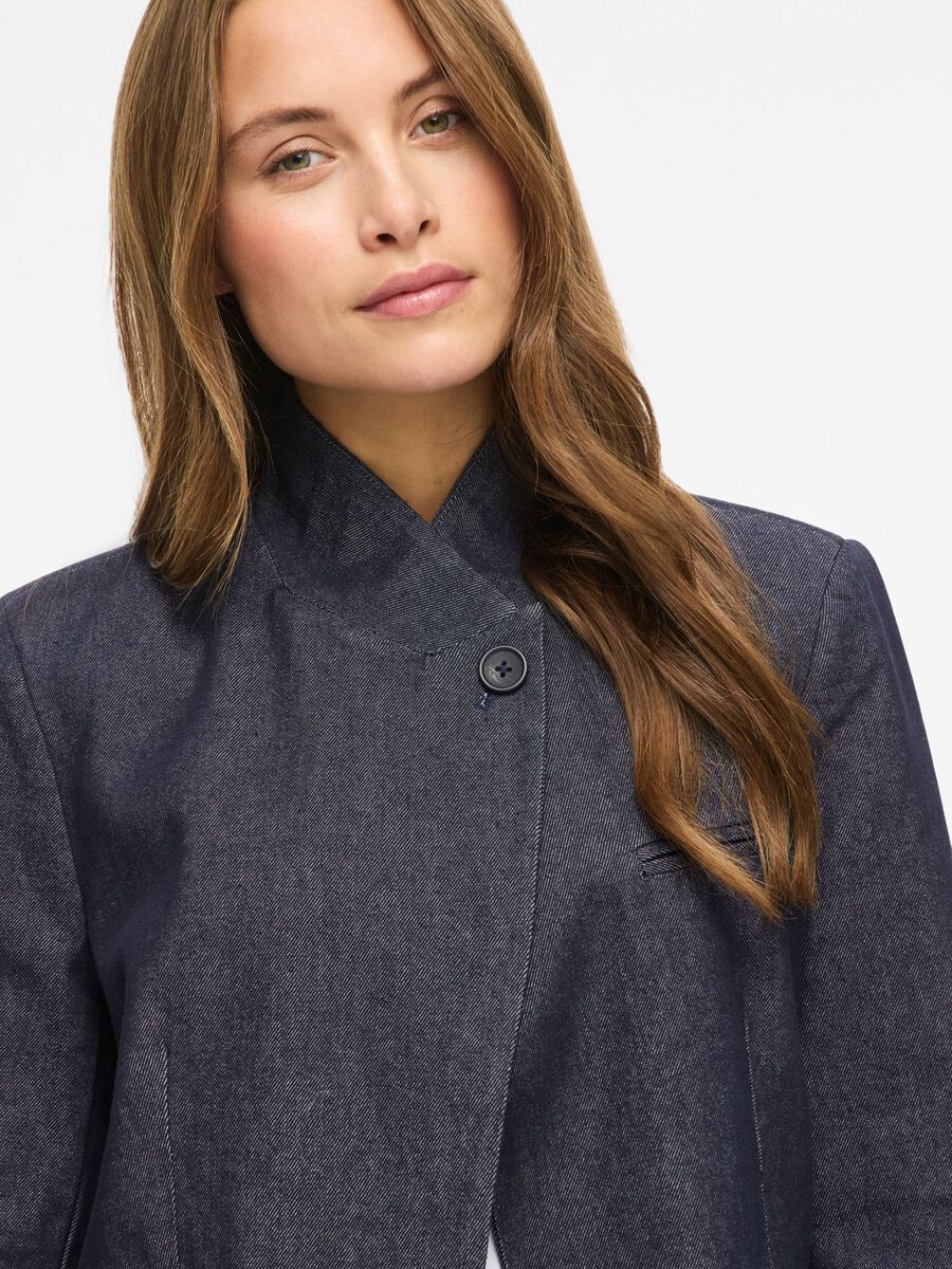 Ethel Blazer (Dark Blue Denim)