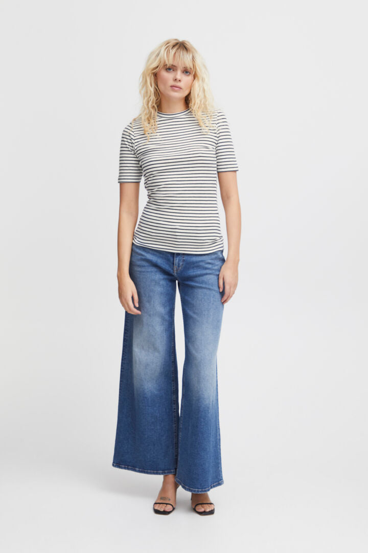 MIRYA T-SHIRT (TOTAL ECLIPSE STRIPE)