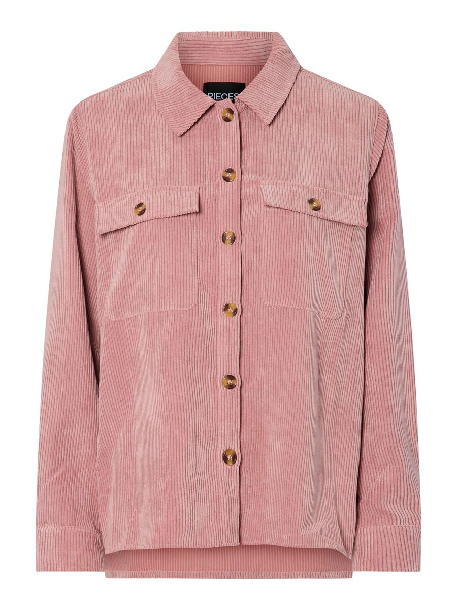 Aoife Corduroy Shirt (Ash Rose)