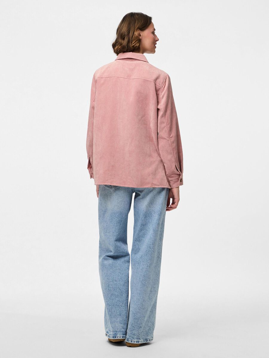 Aoife Corduroy Shirt (Ash Rose)