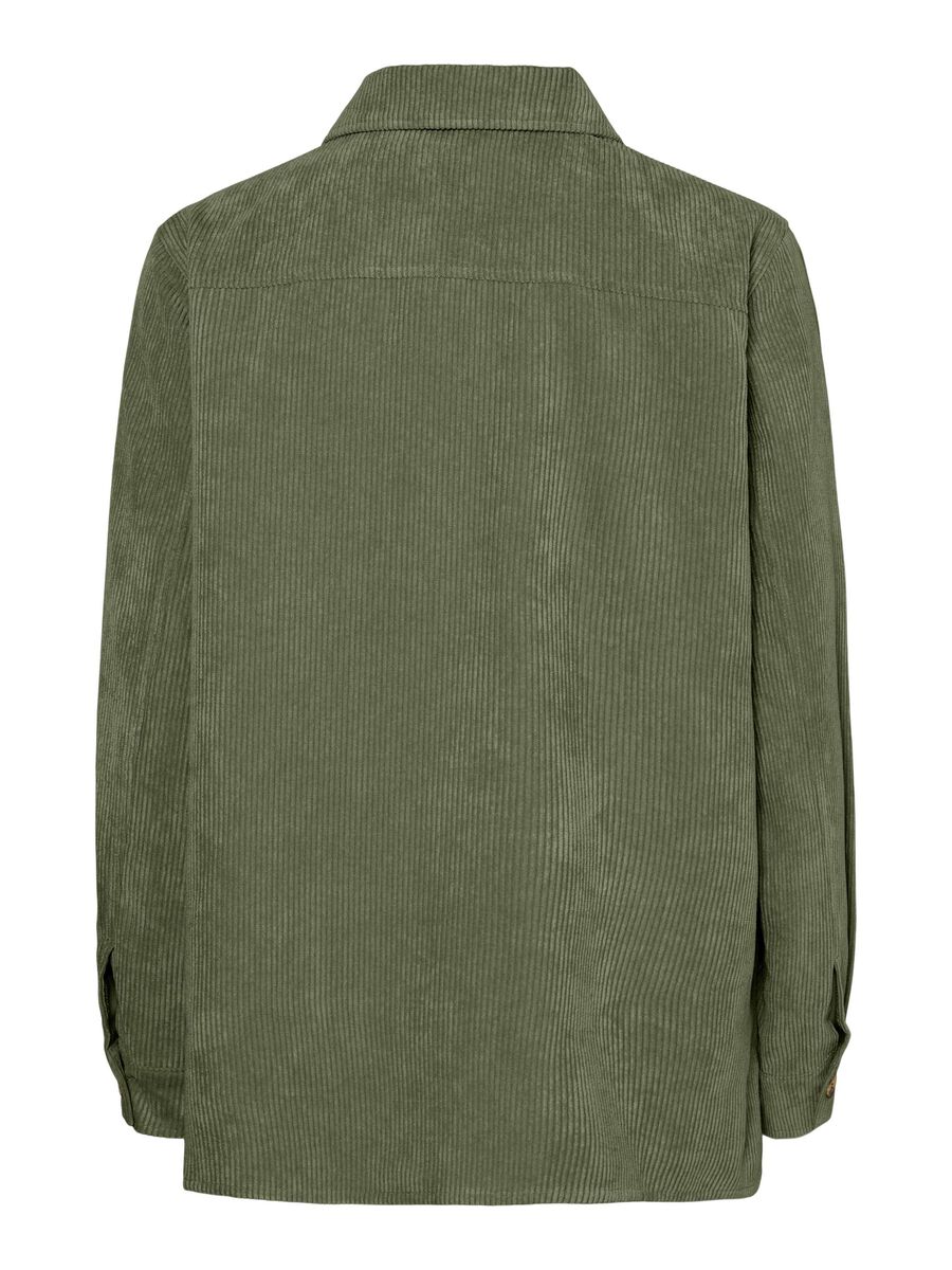 Aoife Corduroy Shirt (Olivine)