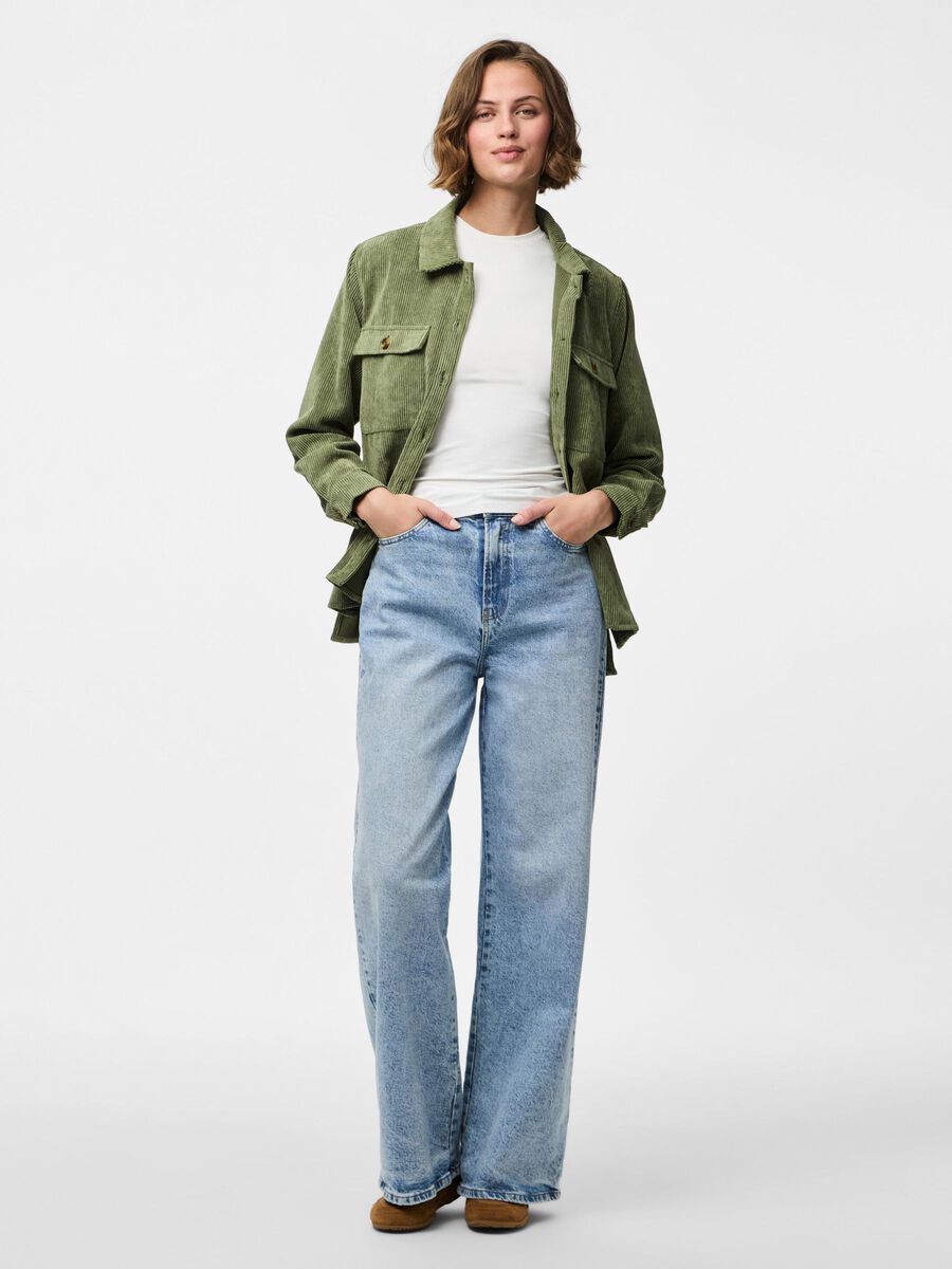 Aoife Corduroy Shirt (Olivine)