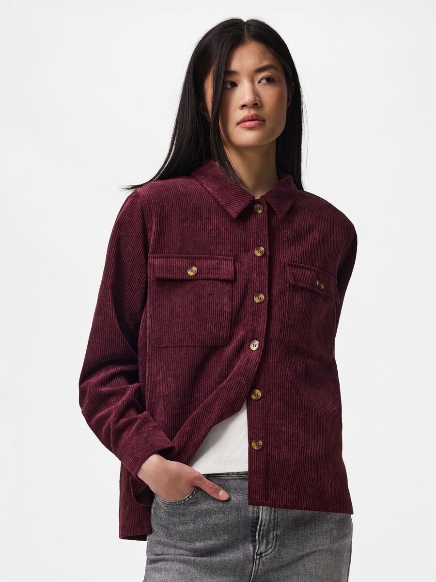 Aoife Corduroy Shirt (Winetasting)