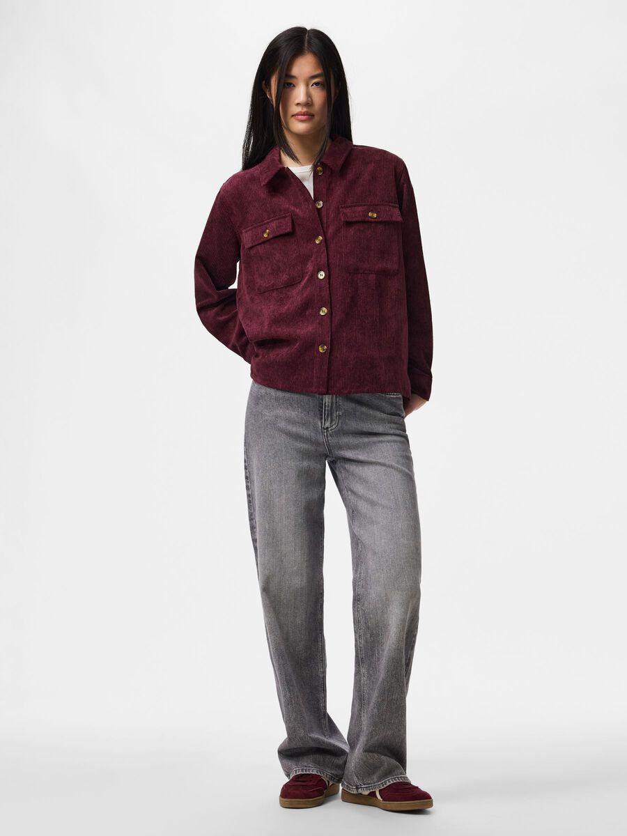 Aoife Corduroy Shirt (Winetasting)