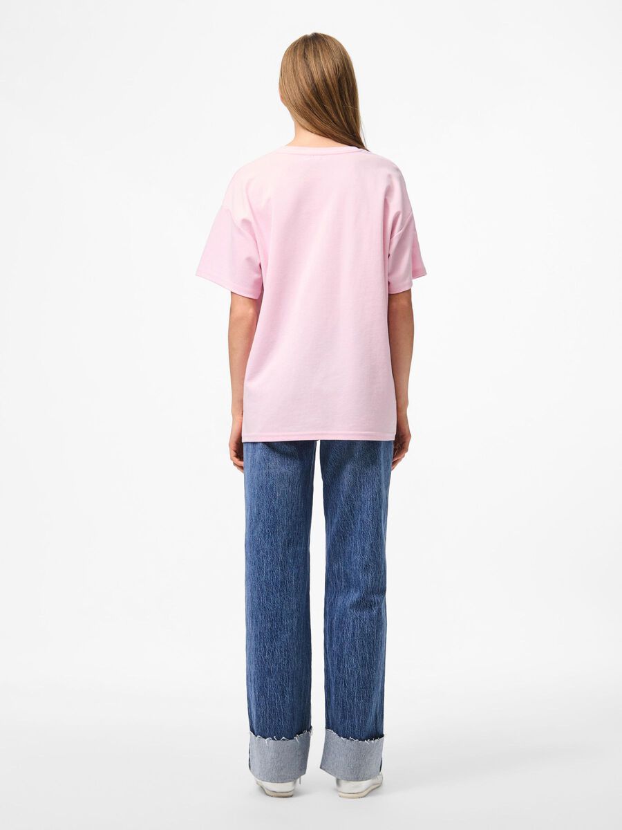 Sky Oversized T-Shirt (Roseate)