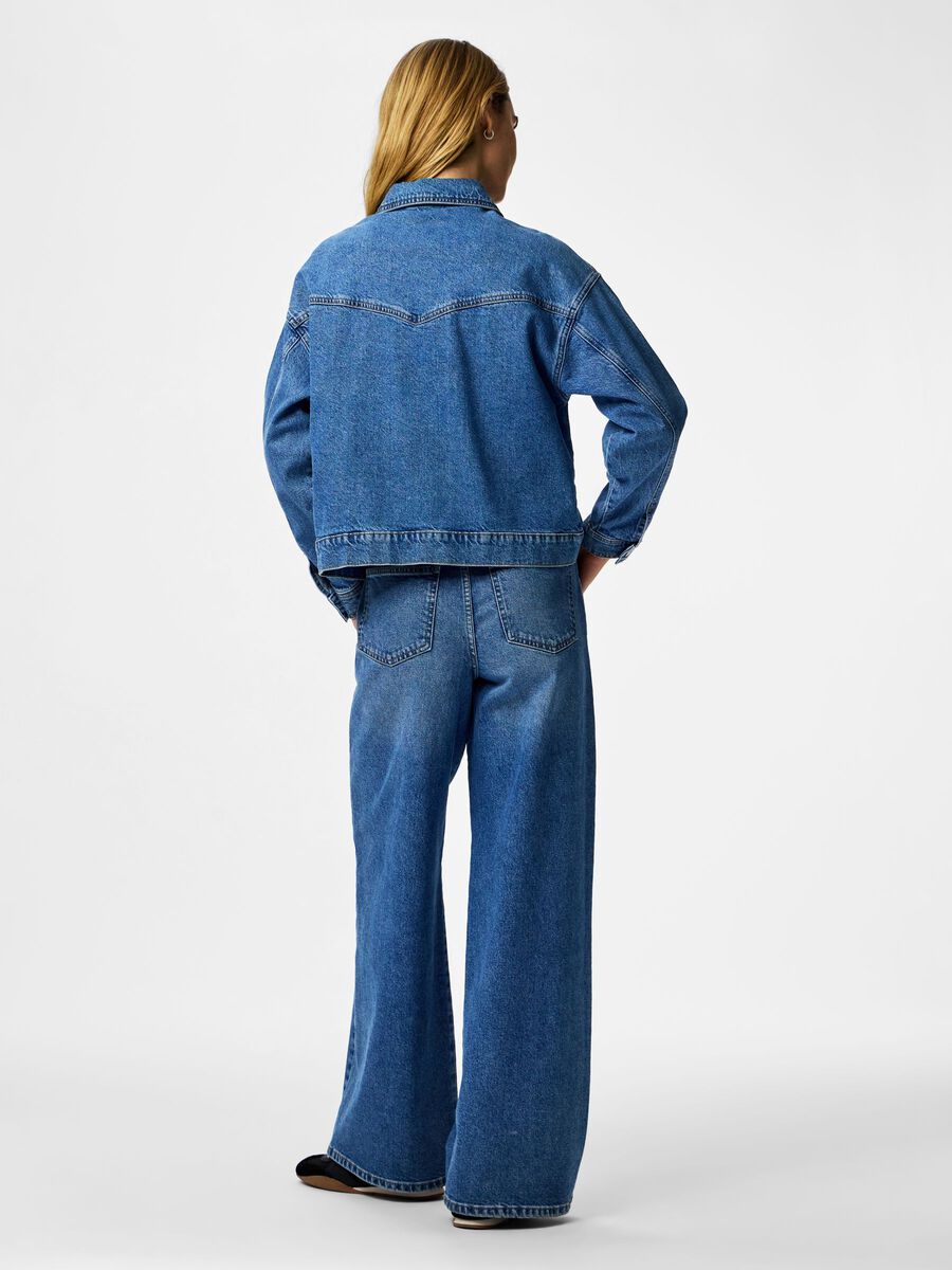 Elma Denim Jacket (Medium Blue)