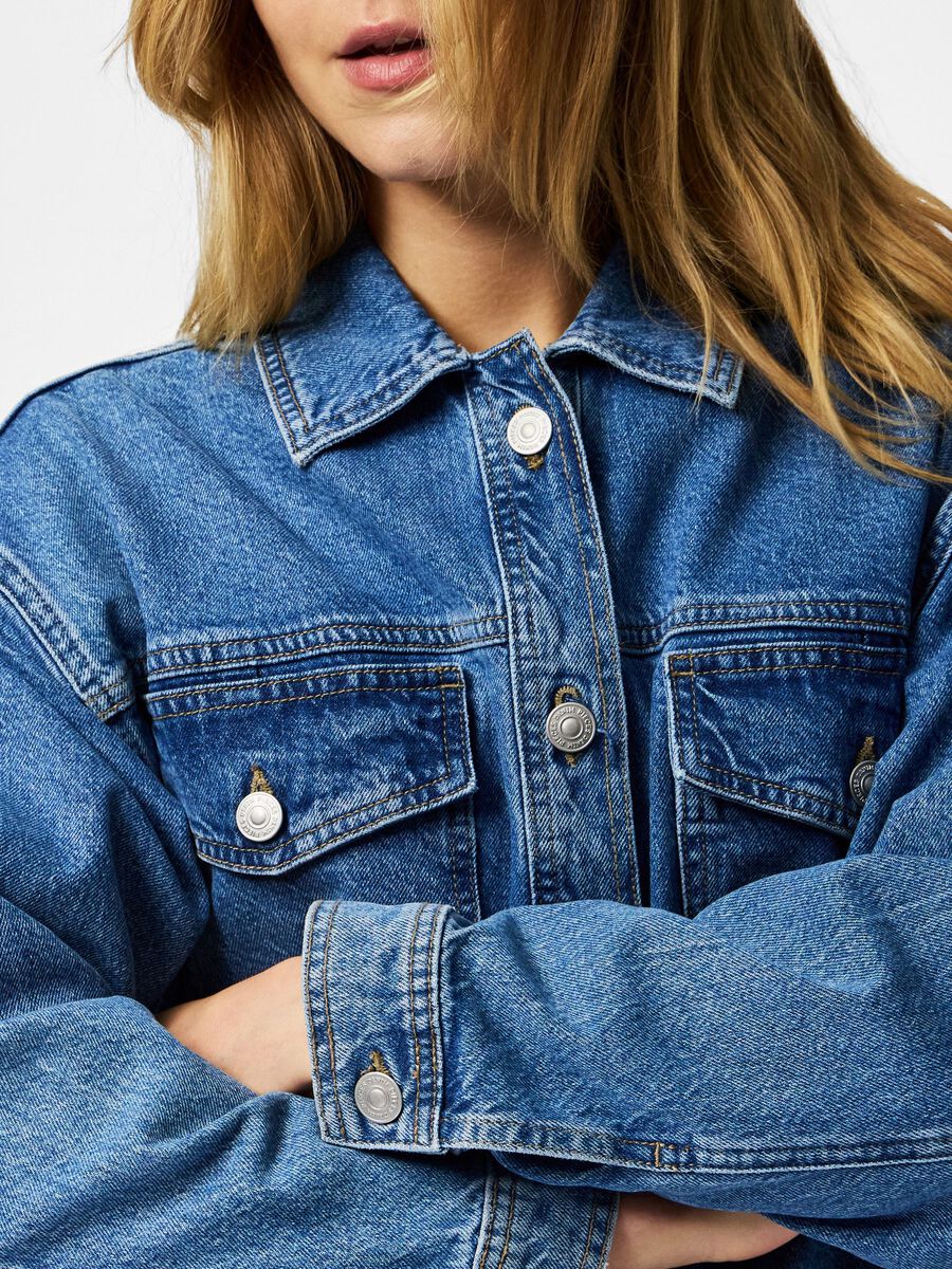 Elma Denim Jacket (Medium Blue)