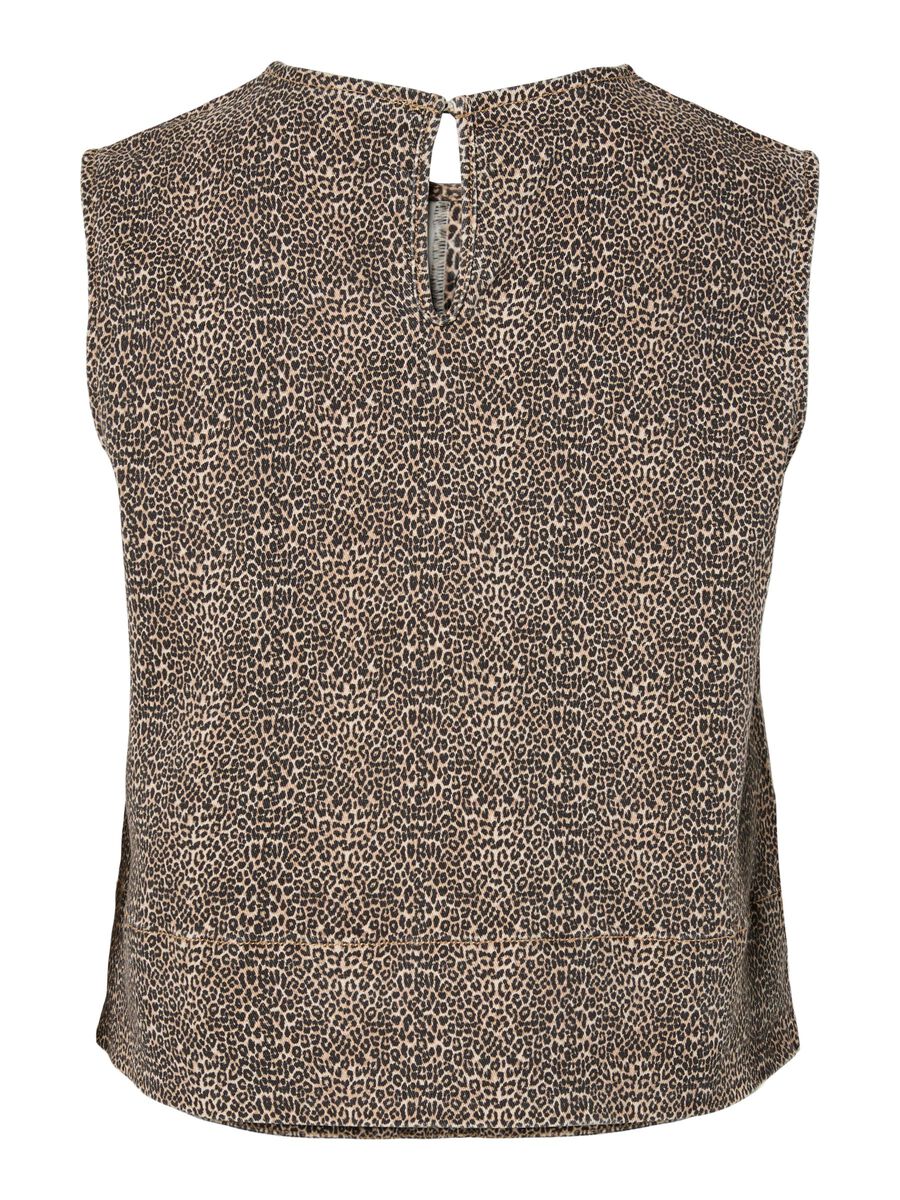 Lume Sleeveless Top (Rawhide/Mini Leo)