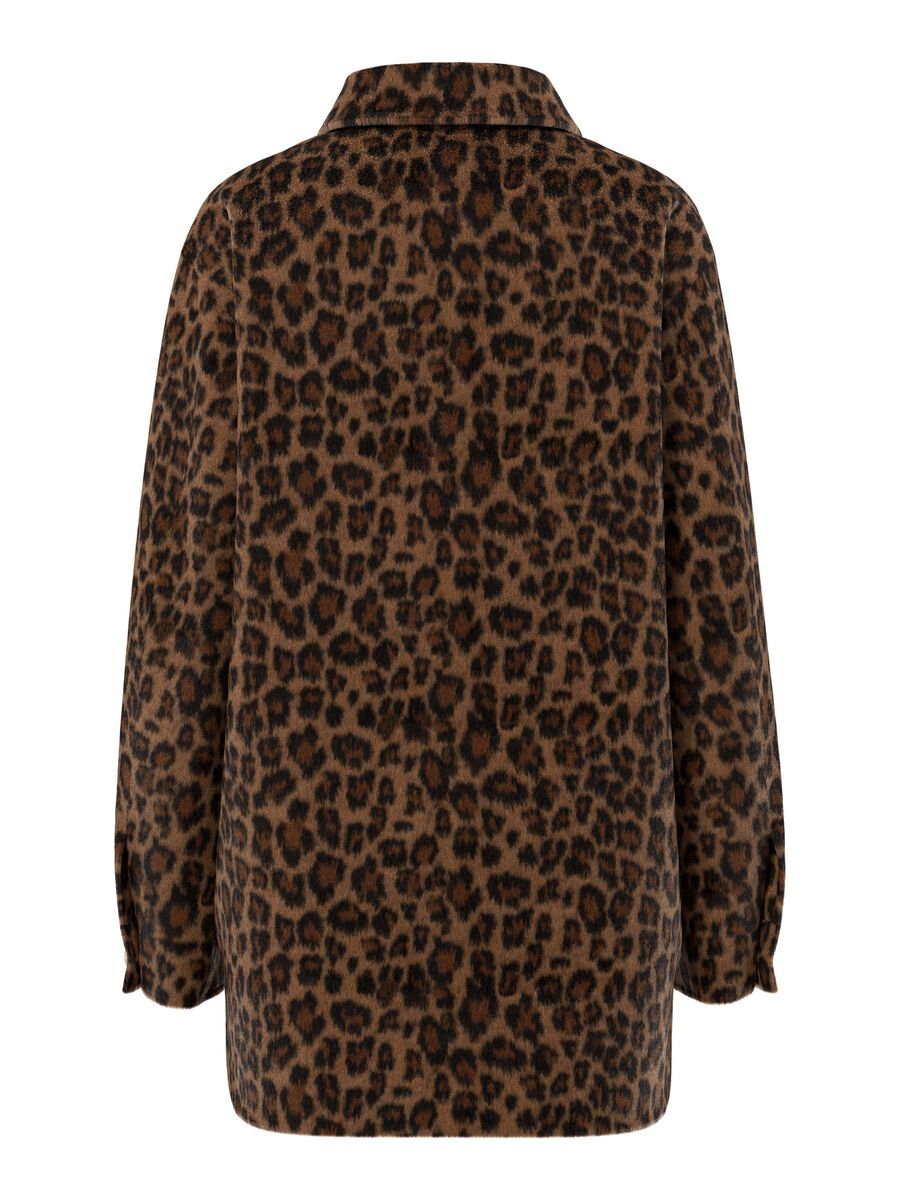 Savannah Shacket (Black/Leopard)