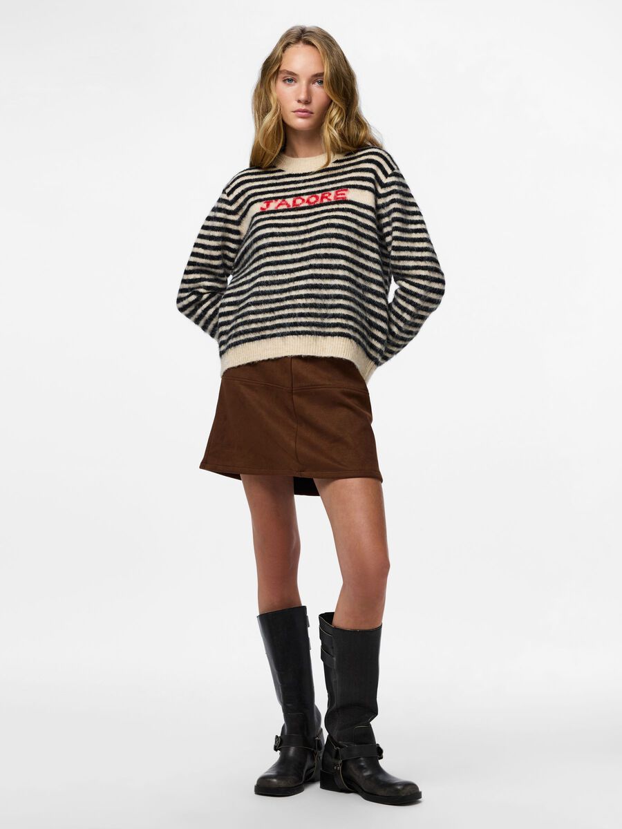 Jada Knit Jumper (Birch/Black)