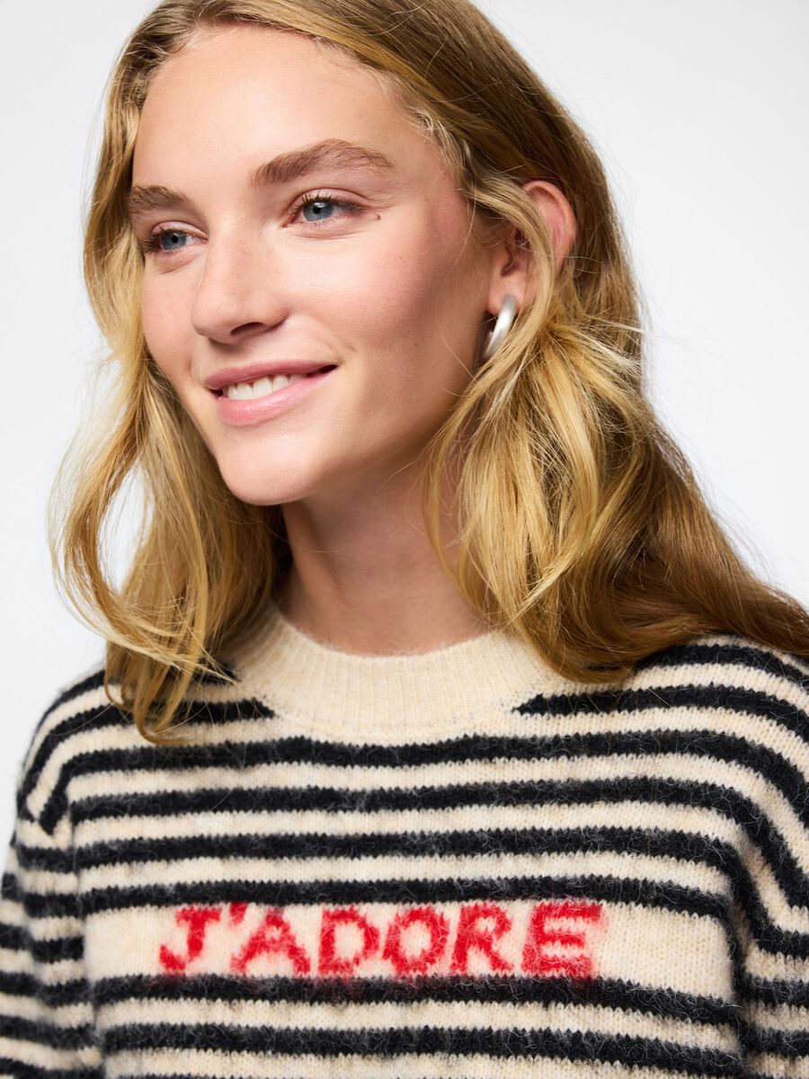 Jada Knit Jumper (Birch/Black)