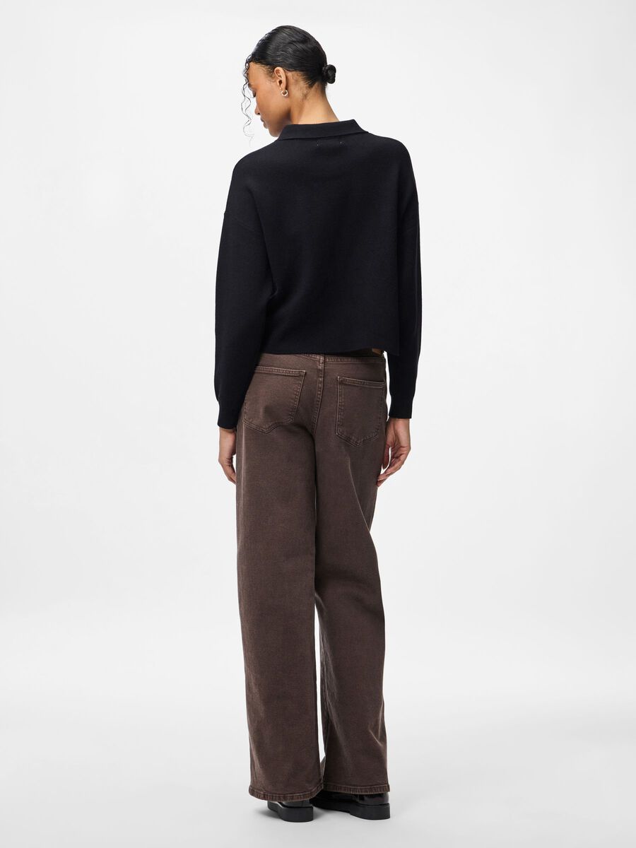 Jessie Polo Jumper (Black)