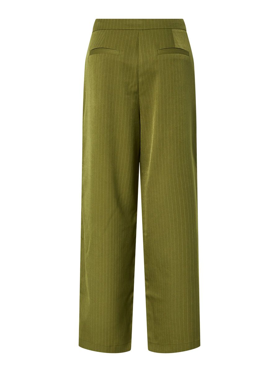 Faye Pinstripe Pants (Sphagnum)