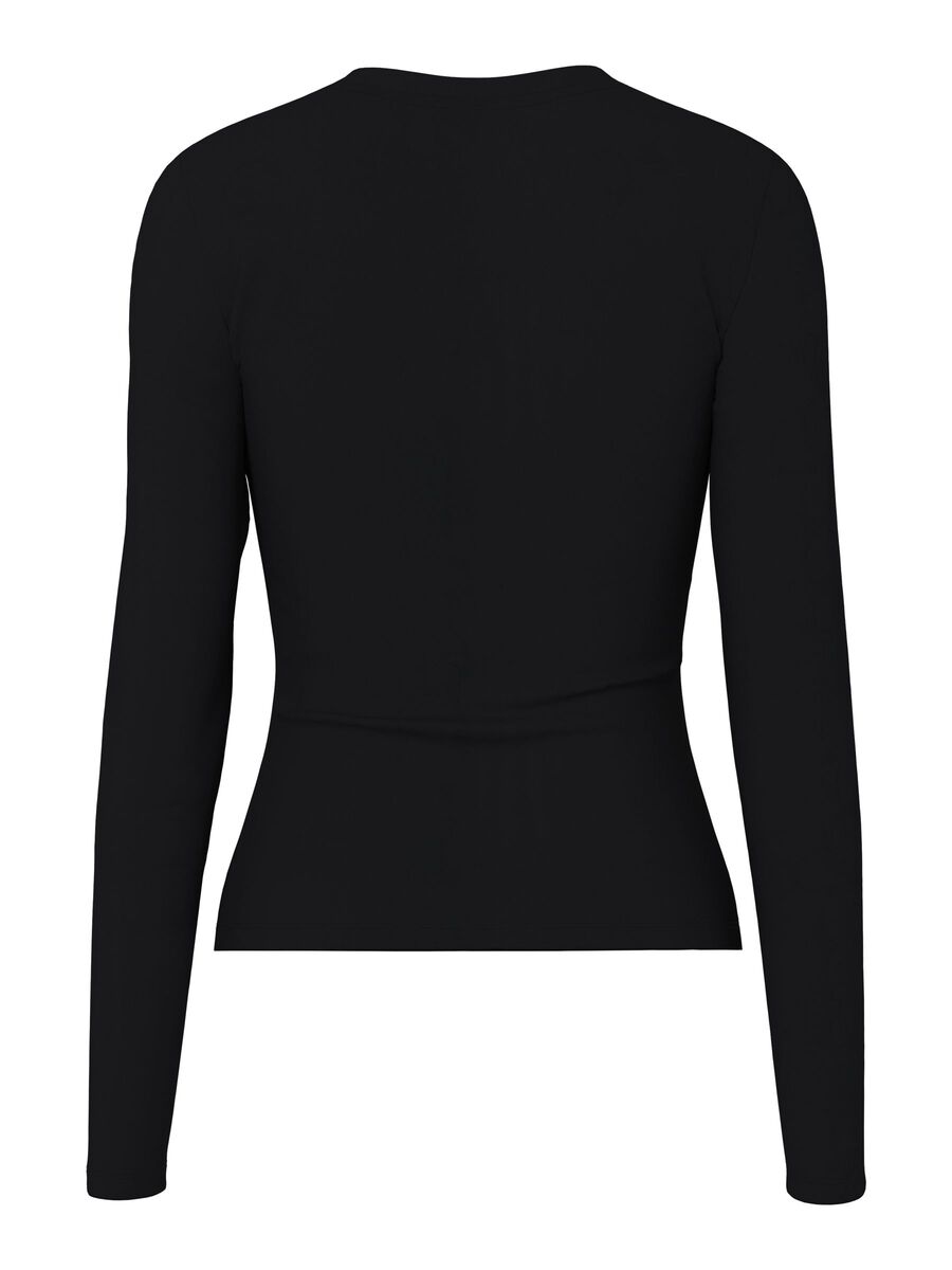 Lula Long Sleeve Top (Black)