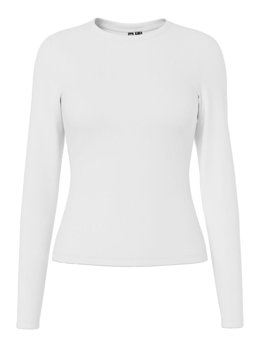 Lula Long Sleeve Top (Bright White)