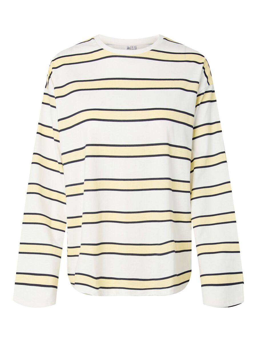 Mila Long Sleeve Top (French Vanilla/Maritime)