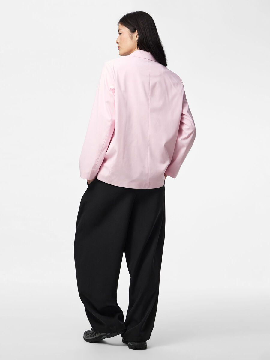 Roz Loose Blazer (Roseate Spoonbill)