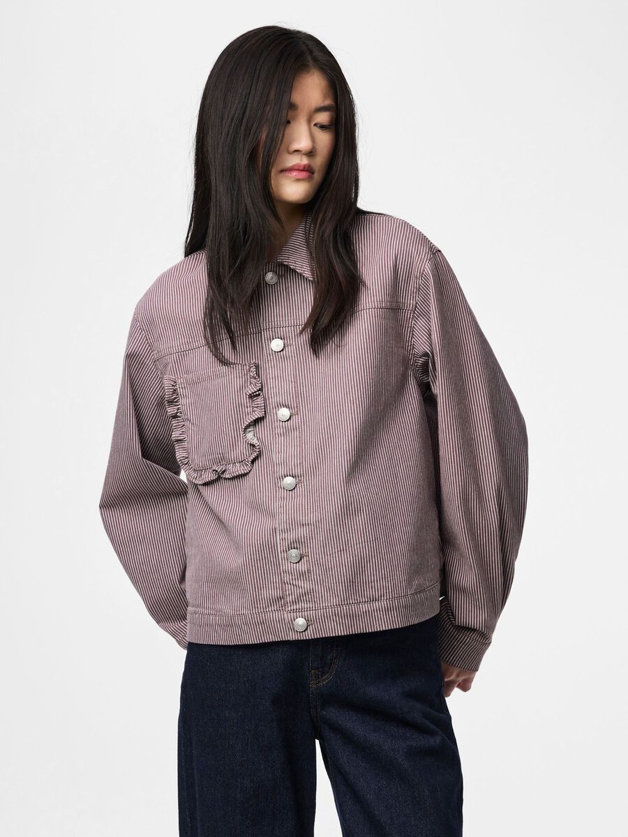 Tracey Denim Jacket (Sparrow/Cloud Dancer)