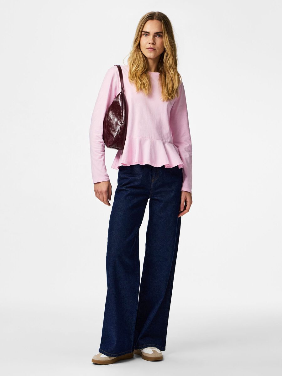 Danilla Peplum Top (Spoonbill)