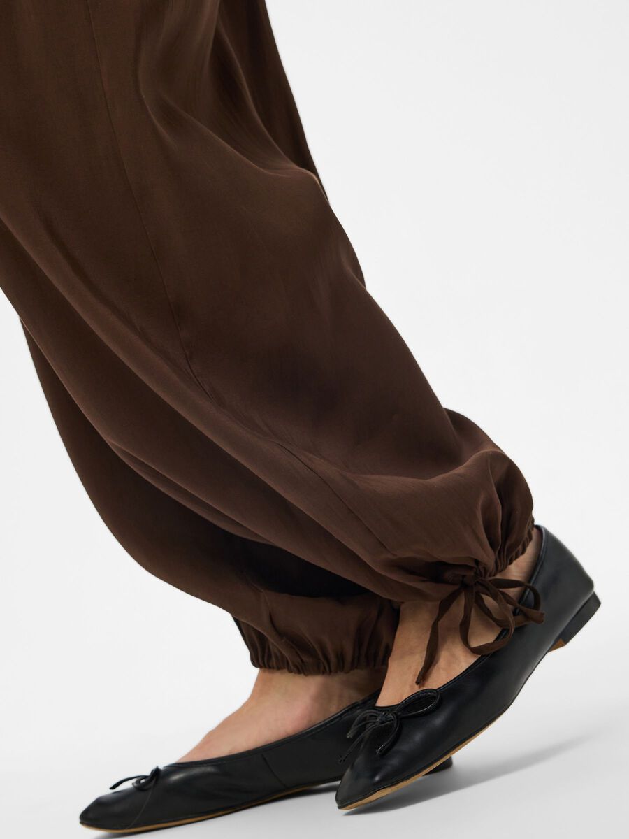 Lia Balloon Trousers (Coffee)